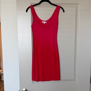 Cotton Citizen Red Sleeveless Dress